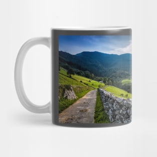 Sunset on a Spanish rural road Mug